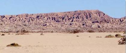 Font Point of the Borrego Badlands in Anza Borrego Desert SP