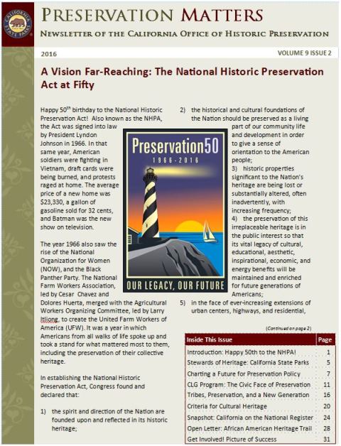 preservation matters