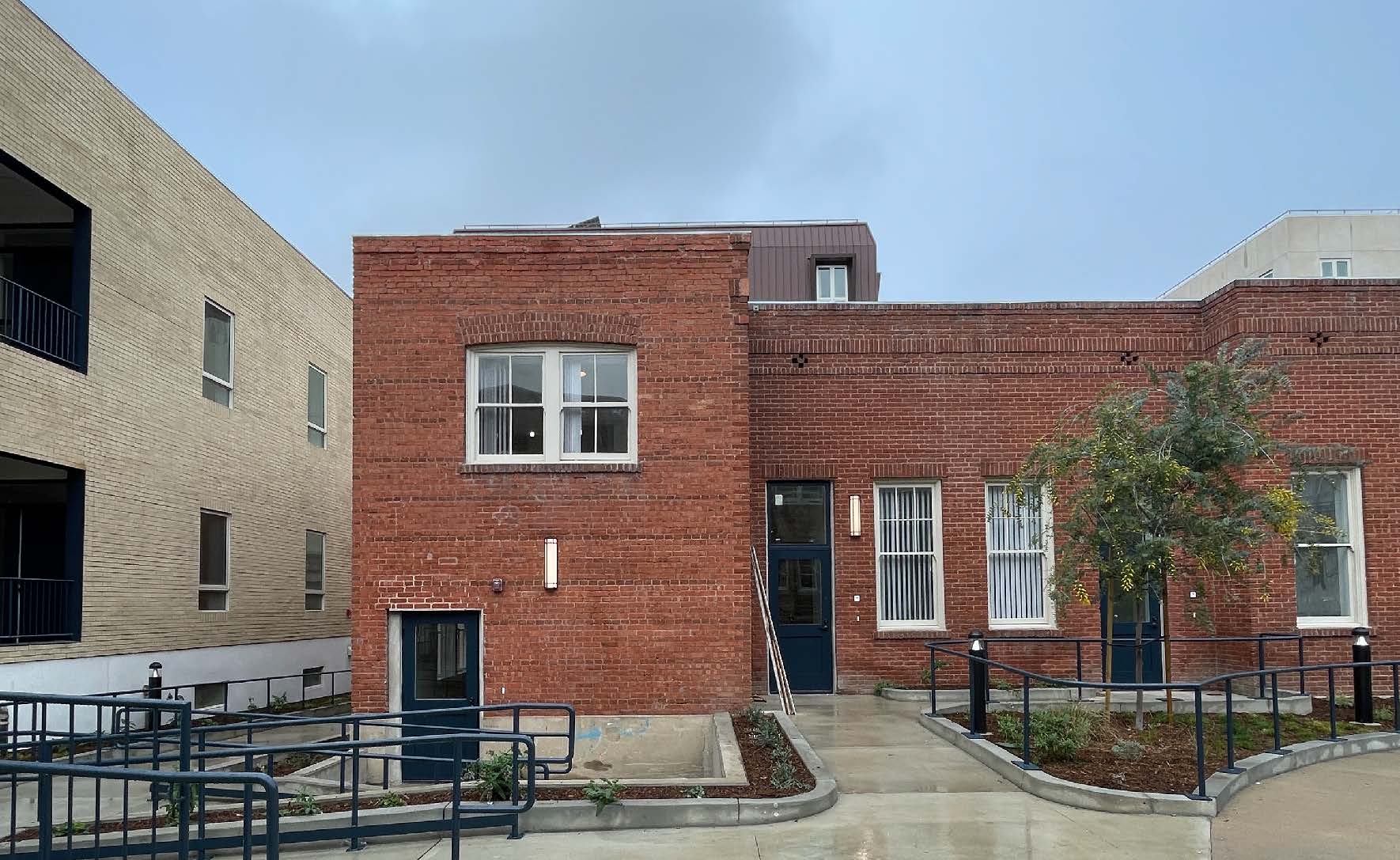 Rehabilitated Rear of building