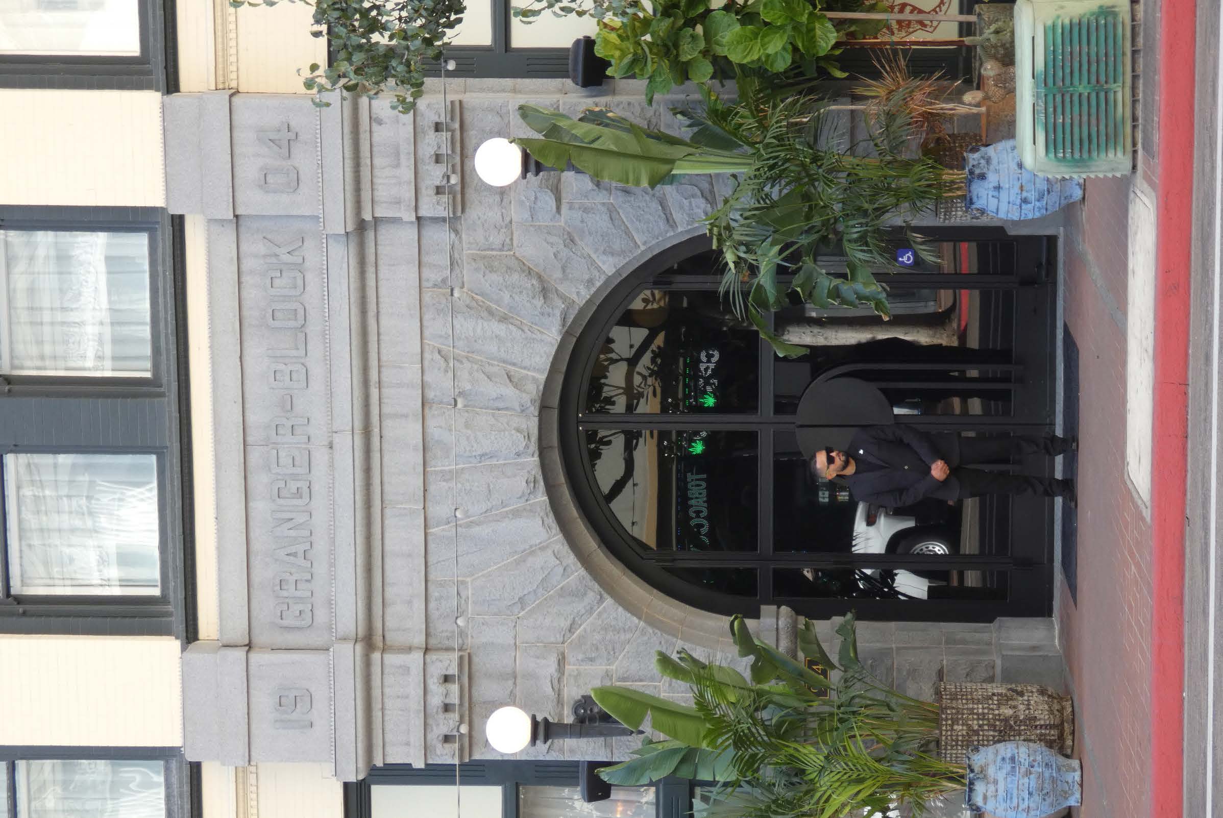 Rehabilitated office entry