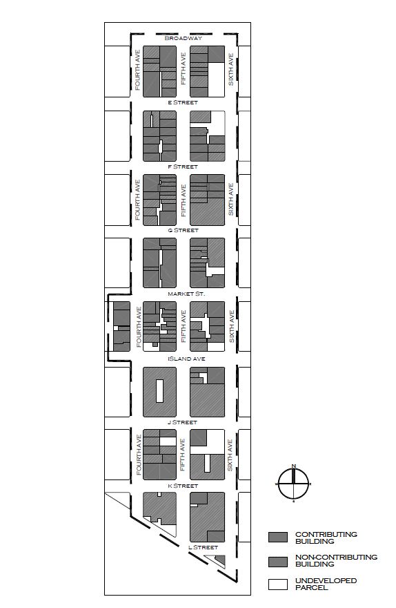 Gaslamp Quarter Boundary