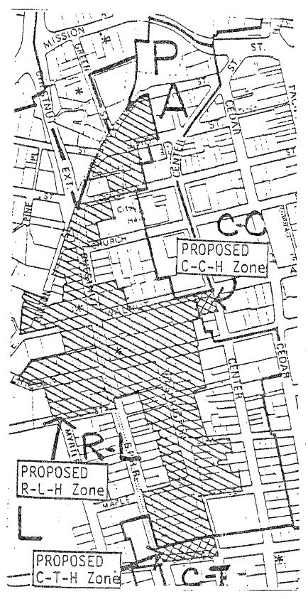 Santa Cruz Downtown Historic District Boundary