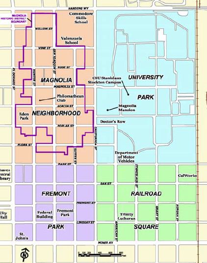 Magnolia Historic District Boundary