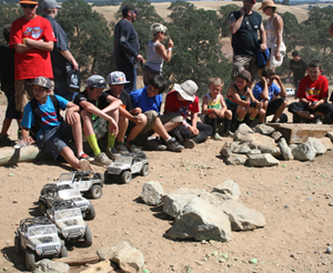 Photo of Visitors at the Remote Control Track