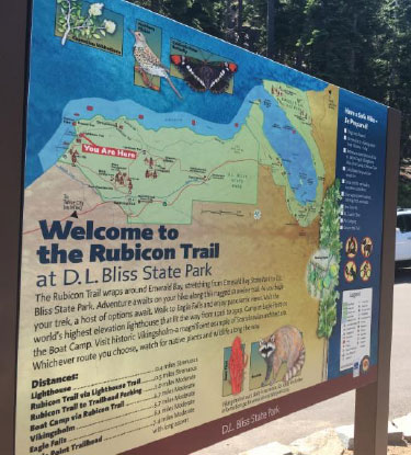Rubicon Trail Interpretation Panel photo