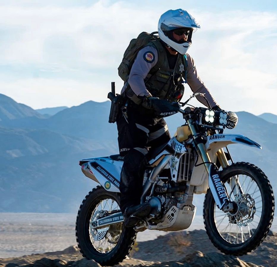 Law Enforcement off highway patrol bikes