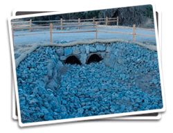 Culvert and Rock Apron Installed Photo
