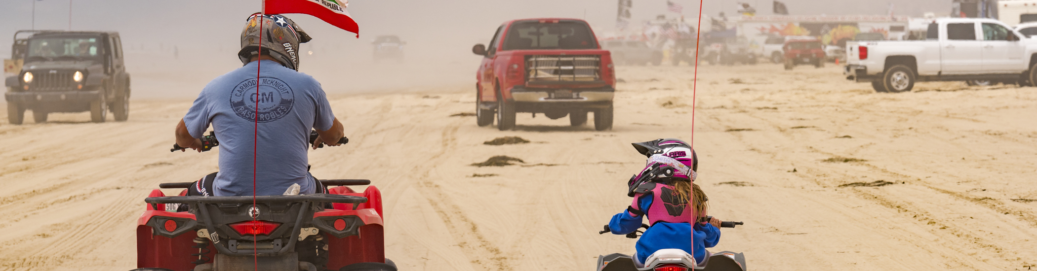 Oceano Dunes Father, Daughter Time