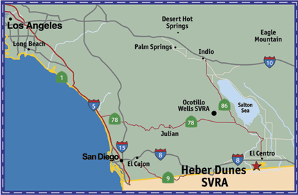 Heber Dunes General Location Map