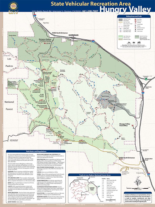 Image of the Hungry Valley SVRA map