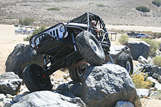 Rockcrawler and large boulder