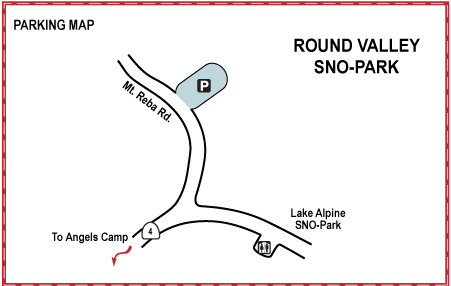 Round Valley SNO-Park parking map