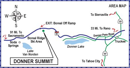 Donner Summit Area Map