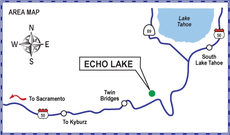 Echo Lake Area Map