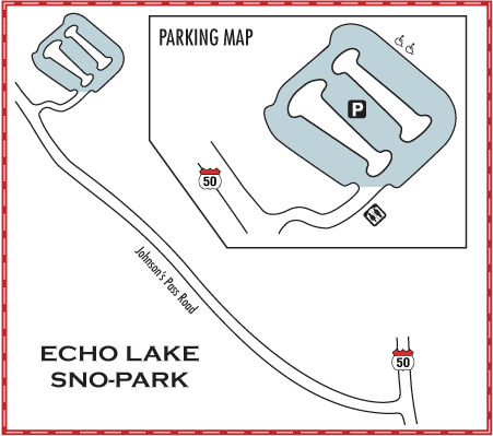 Echo Lake Parking Map