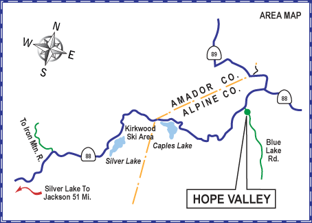 Hope Valley Area Map