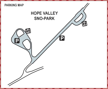 Image of Hope Valley SNO-PARK parking lot