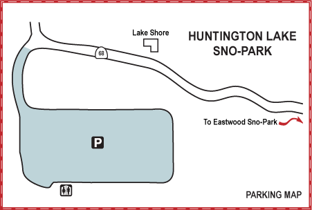 Huntington Lake Parking Map