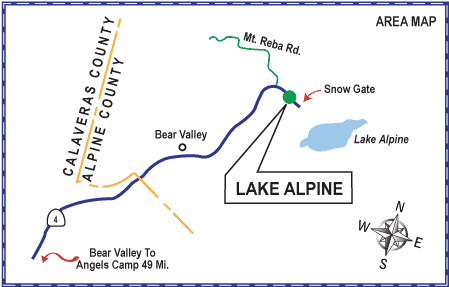 Lake Alpine Area Map
