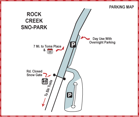 Rock Creek Parking Map