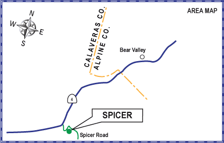 Spicer Area Map