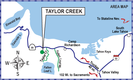 Taylor Creek Area Map