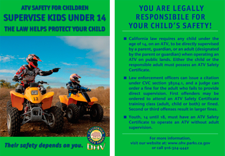 Image of ATV Safety Training Card