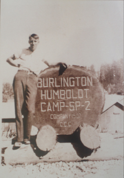 Camp Burlington-Humboldt sign