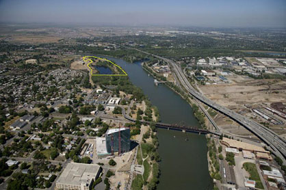 California Indian Heritage Center aerial view