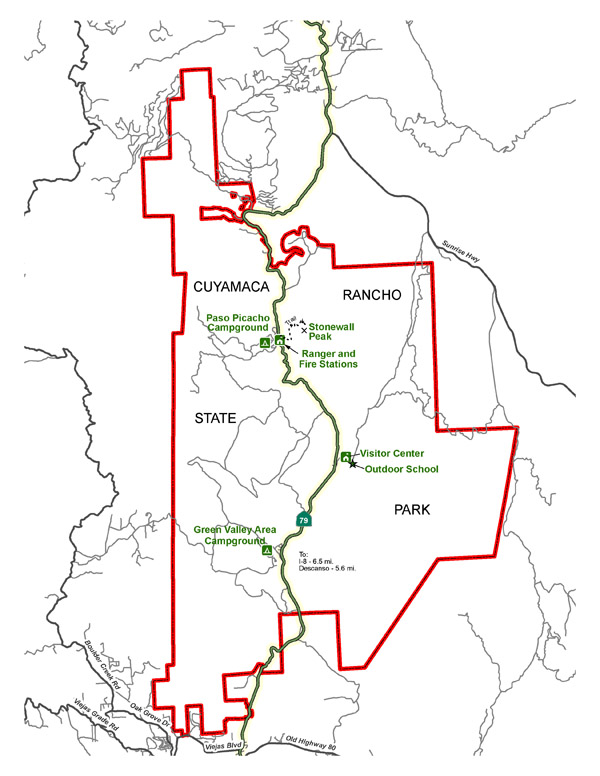 Cuyamaca Rancho State Park CCC tour route