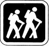 hiking icon