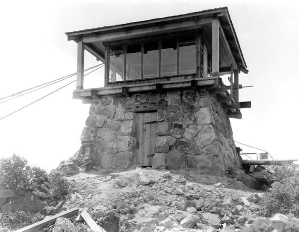 Gardner Fire Lookout, newly finished