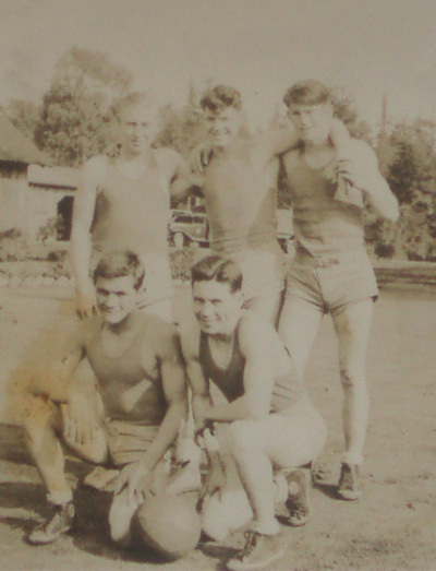 Russian Gulch CCC camp basketball team