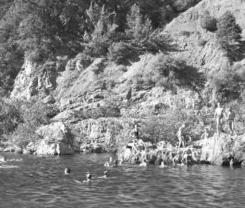Richardson Grove swimming, 1930s
