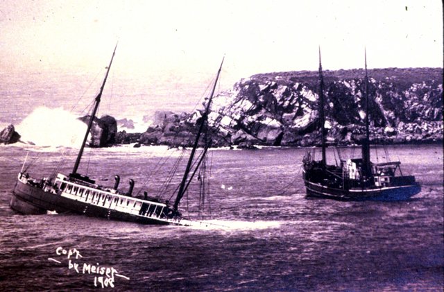 SS Pomona and Steam Schooner Greenwood