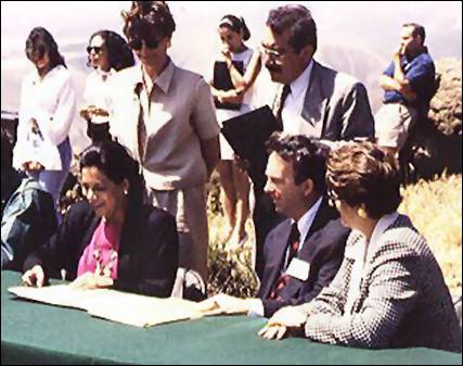 Image at signing ceremony