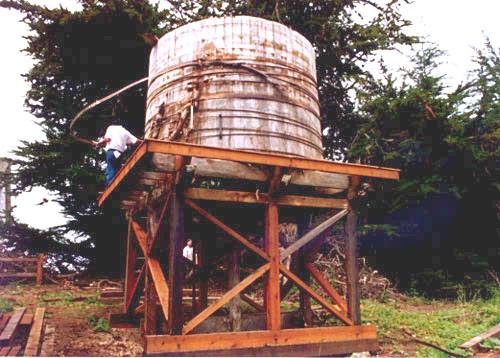 Image of damaged tank