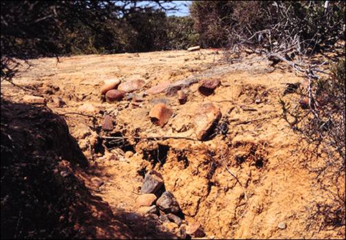 Image of erosion damage
