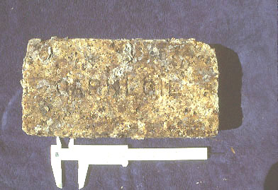 Carnegie brick from firebox