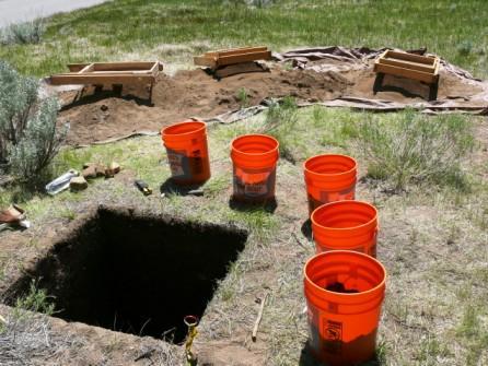 Excavation at Grover Hot Springs