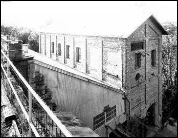 View of Powerhouse from top of forebay