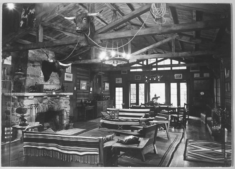 Inside Will Rogers Ranch House (1935)