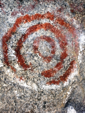 Circles in the Rock Art at Exeter Rocky Hill