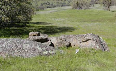 Possible man made rock formation in Sutter Buttes