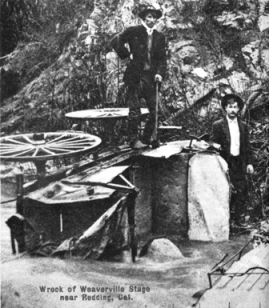 Weaverville stagecoach wreck