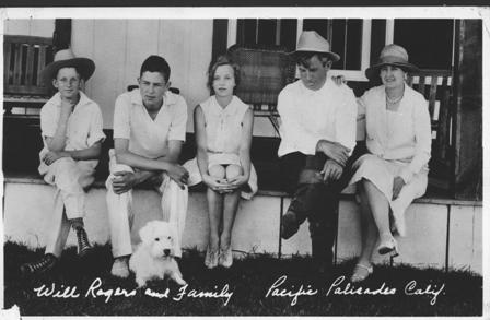 Will Rogers Family