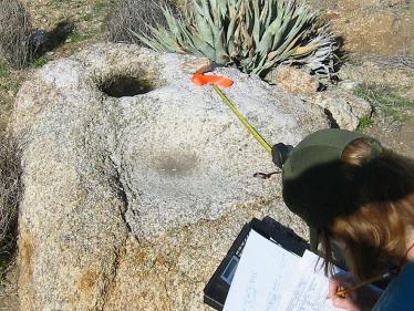 Steward recording milling features.