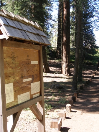 Sunset Point provides a self-guided tour of the archaeological resources.