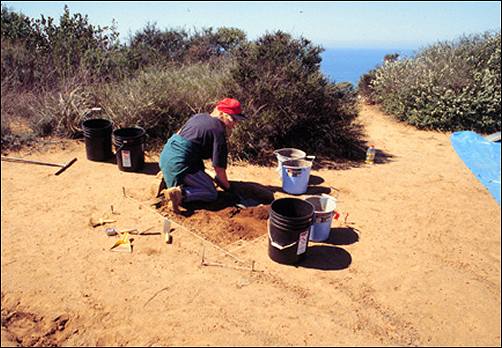 Image of unit 5 excavation