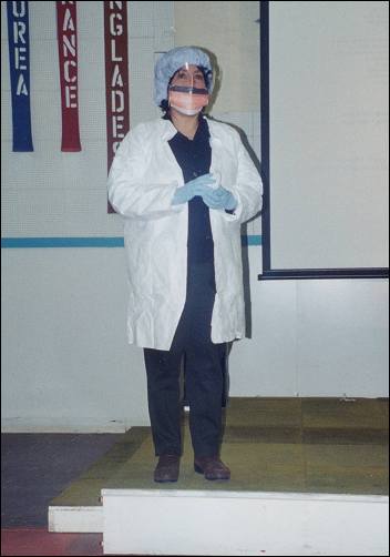 Image of workshop presenter